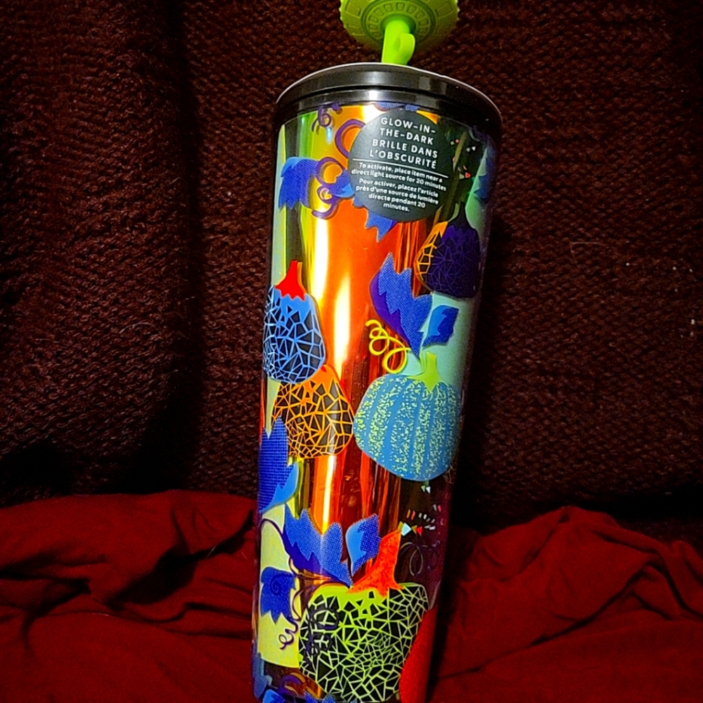 Starbucks halloween tumbler 2024 UFO GITD cup - Ready to Ship